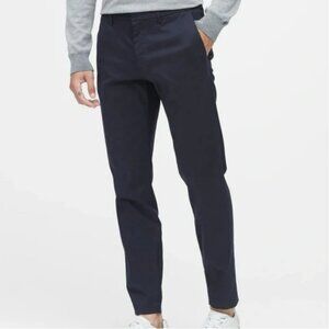 Banana Republic Mason Athletic-Fit Black Trousers 36"x34"